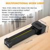 Foldable COB LED Work Light Dimmable Rotatable Flashlight Waterproof Magnetic Lamp with Hook for Car Repair Camping Emergency Outdoor Working Use