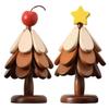 Tree Insulation Mat Solid Wood Dining Table Top Anti-scalding Household A Tree Coaster Wooden Ornaments for Kitchen Dinner