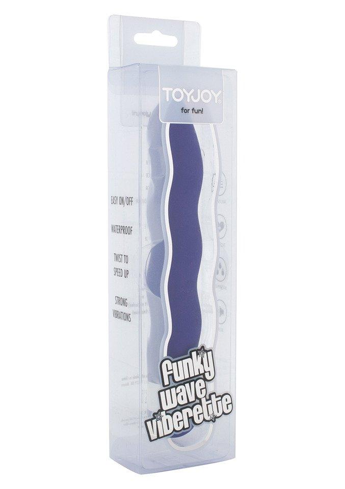 Exclusive Funky Wave Viberette Silicone Drill Vibrator