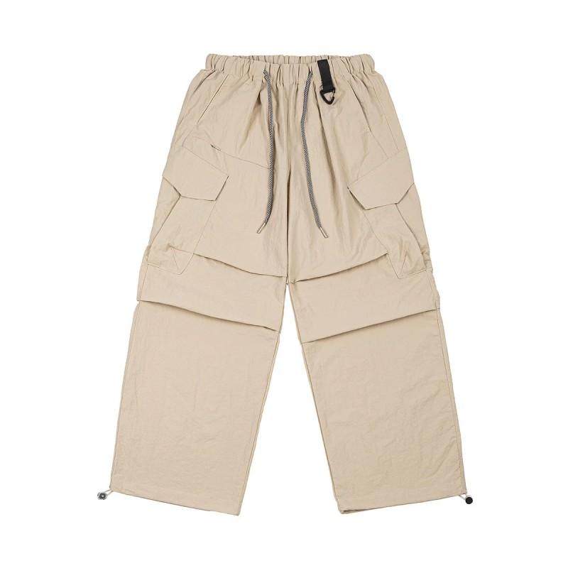 Unisex Wide-Leg Cargo Pants Loose Fit