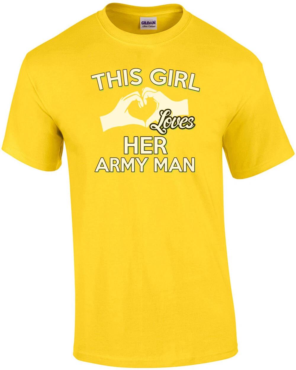 This Girl Loves Her Army Man T-Shirt S