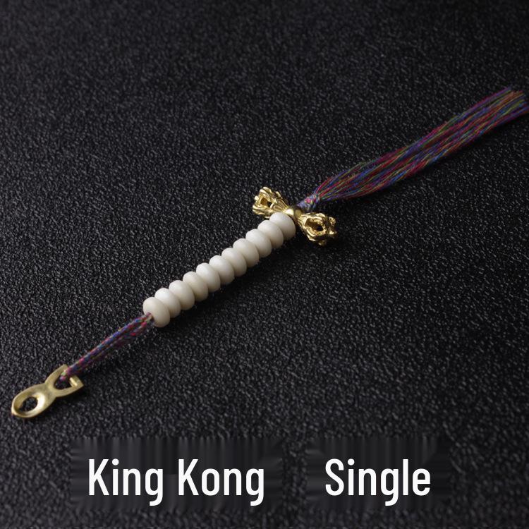 Tibetan Style Cotton Tassel Pendant Prayer Beads: Brass & Copper Retro Bracelet Tassel Counter одной нити