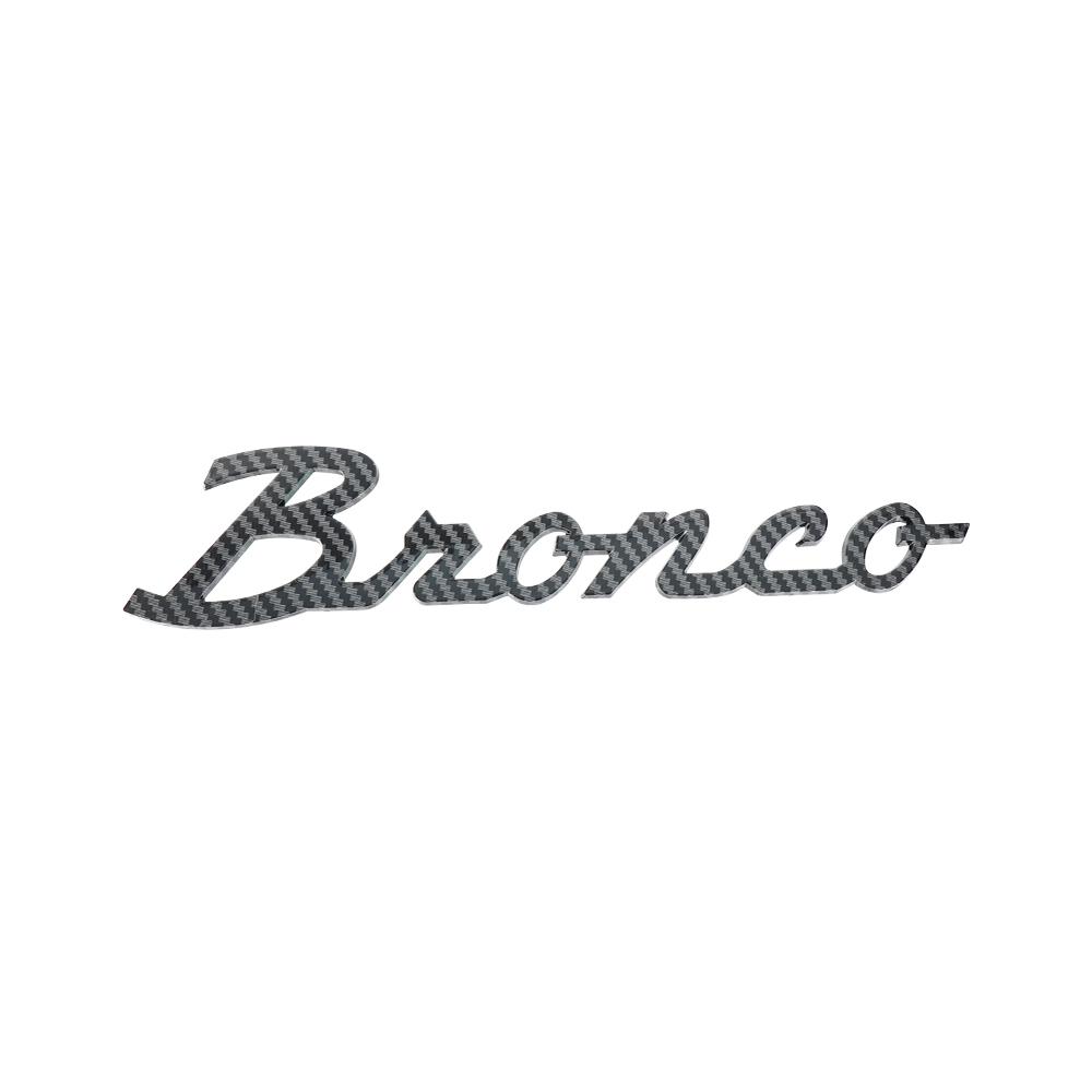 1pcs Car 3D Metal Emblem Badge Sticker Center Cover For Ford Bronco 2022 2023 Sport Logo Trunk Body Fender Styling Accessories
