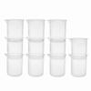 Transparent Scale Plastic Measuring Cup V Shape Mouth Laboratory Beakers Milk Tea Store Measuring Cup Volumetric Beaker Kitchen