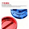 1Pcs Universal Cnc Aluminum Alloy Fuel Tank Cap For Motorcycle With Tightening Hex Screws And Wrenches