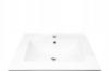 Bathroom Cabinet with Washbasin 60 Cm, Hanging, White, Soft-close Pinia