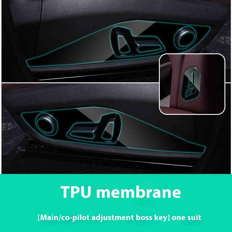 For BYD Seal 07 DMI TPU Protective Film for Central Control, Gear Shift, Windows - Anti-scratch Interior Upgrade Car Accessories