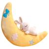 Süßer zartrosa Mond Mondhase Puppe Kissen Hase Puppe Kinder Plüschtier Geschenk