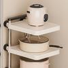 Kitchen Storage Rack Strong Load-bearing Adjustable Design Multifunctional Multi-layer Pot Storage Rack