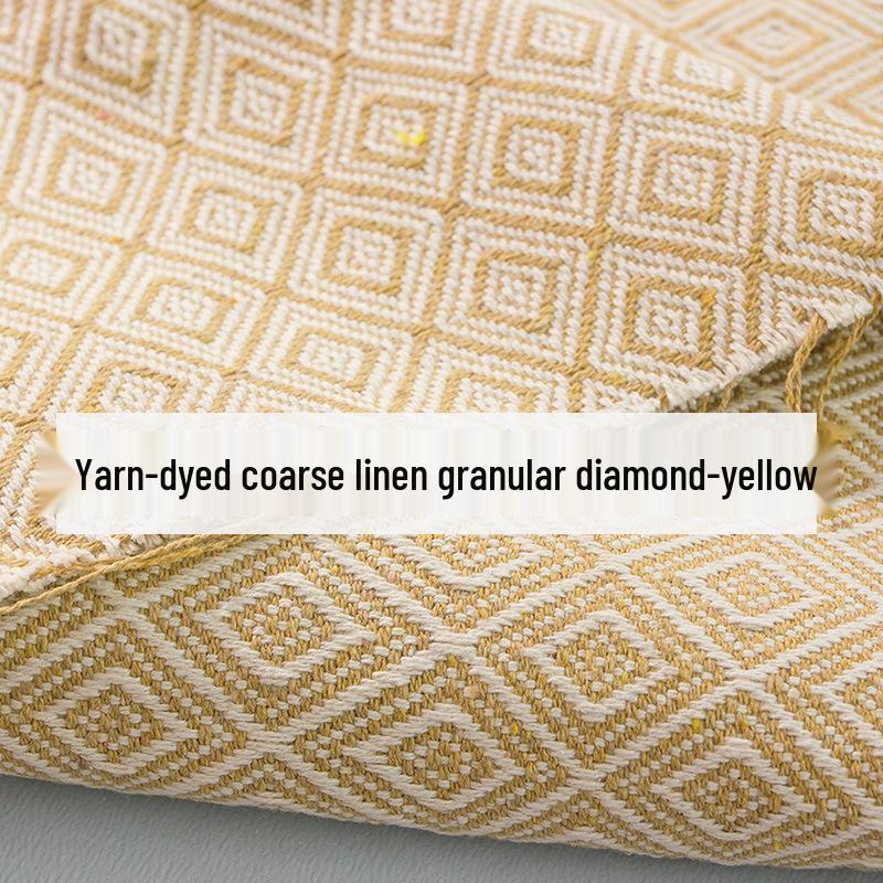 Yunnan Lijiang Ethnic-Style Cotton Linen Tablecloth – Retro Bohemian Decor.