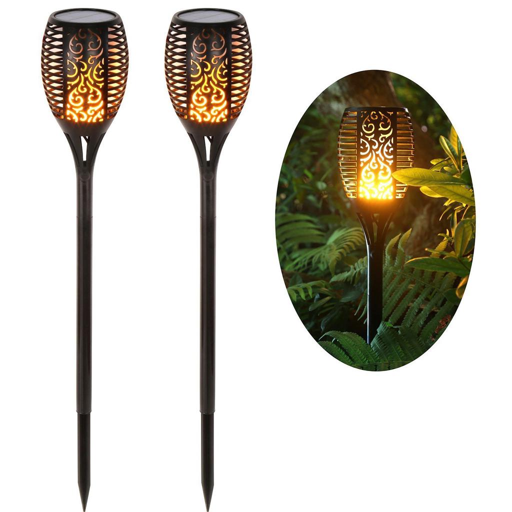 Solar Outdoor Waterproof 12 Led Torch Light Flame Lamp Flickering Flame Lights for Garden