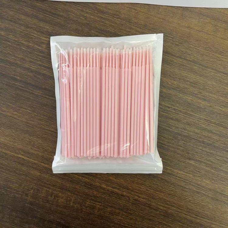 100 Purple Nano Cotton Swabs: Eyebrow, Eyeliner Correction, and Disposable Makeup Brushes