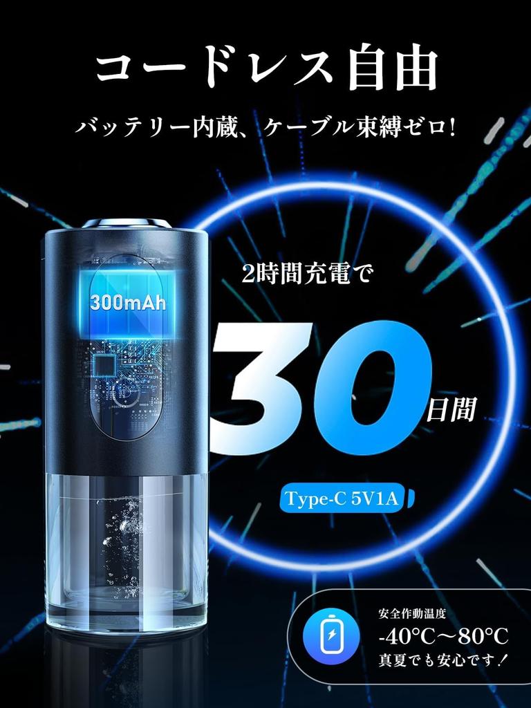 CEENIU F39 Car White Musk Car Aroma , Ultrasonic Atomization, Silent, Long