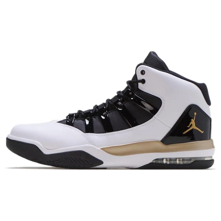 Air Jordan Max Aura White Black Gold Men s AQ9084-107 EU 44.5