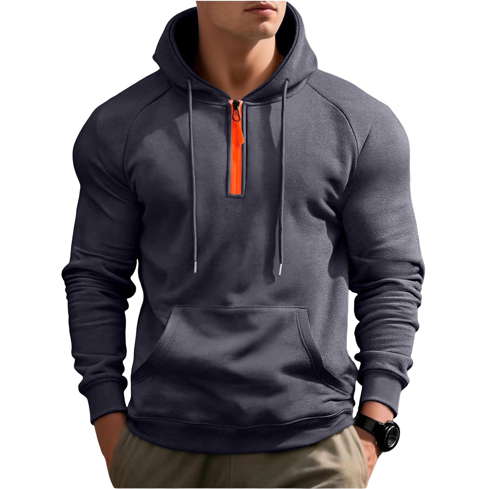 Hooded Sports Tracksuit Unisex Running Outfits Long Sleeve Pullover Hoodies Sweatshirt XL