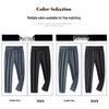 ROMON Men's Ice Silk Summer Stretch Casual Pants