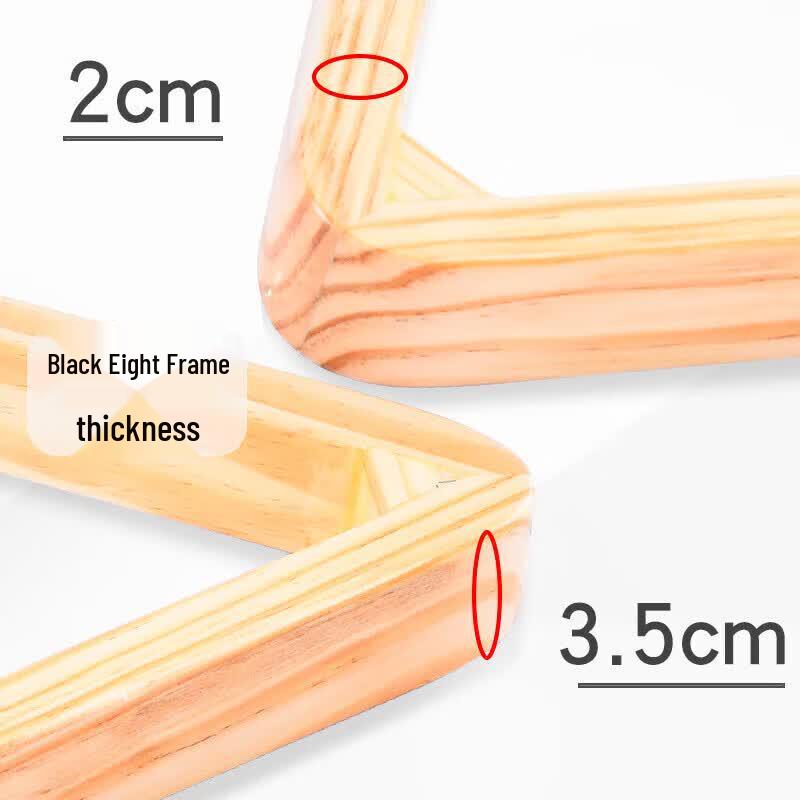 Solid Wood Billiard Triangle Ball Rack for Black 8 Pool