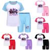 Kpop Demon Hunters Kids Summer Cotton Short Sleeve Shorts Set For Children