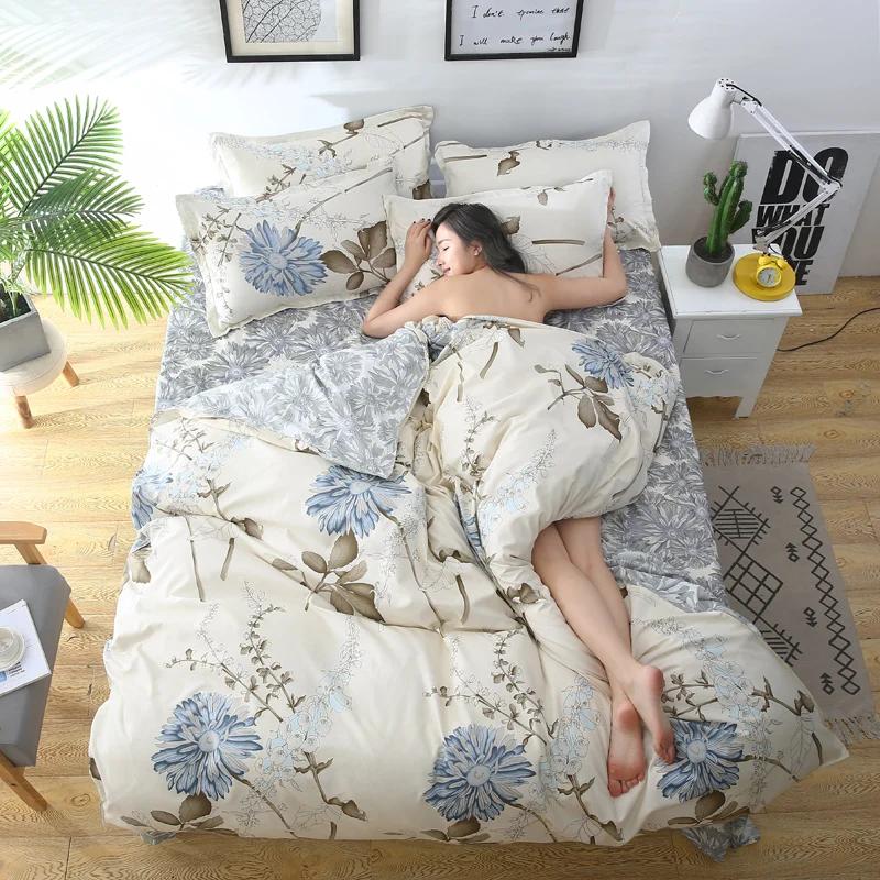 Cartoon Duck Duvet Cover Twin Queen Size, Cute Farmhouse Livestock Yellow Duck Bedding Set for Kids Boy Bedroom Decor 3/4pcs Set