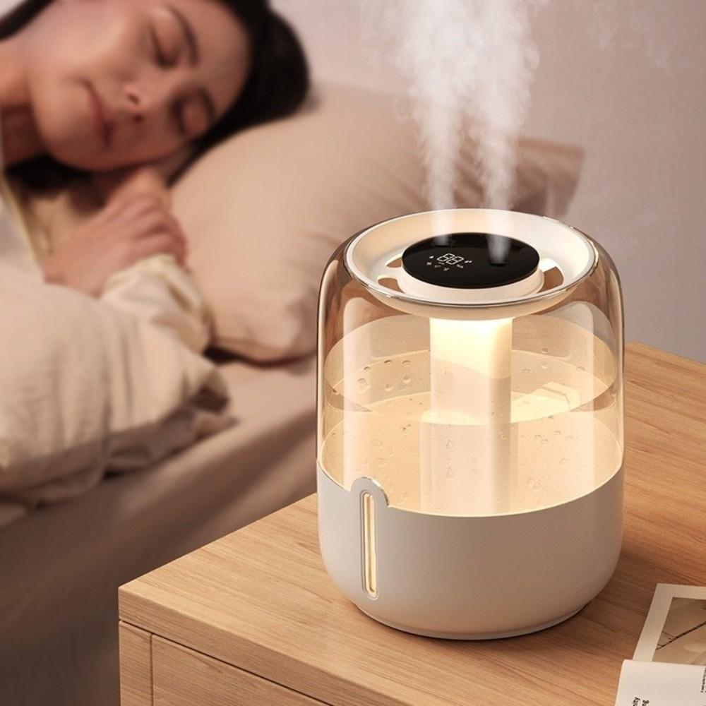 6.8L Capacity Digital Display Humidifier Small Night Light Essential Oil Diffuser  Dormitory