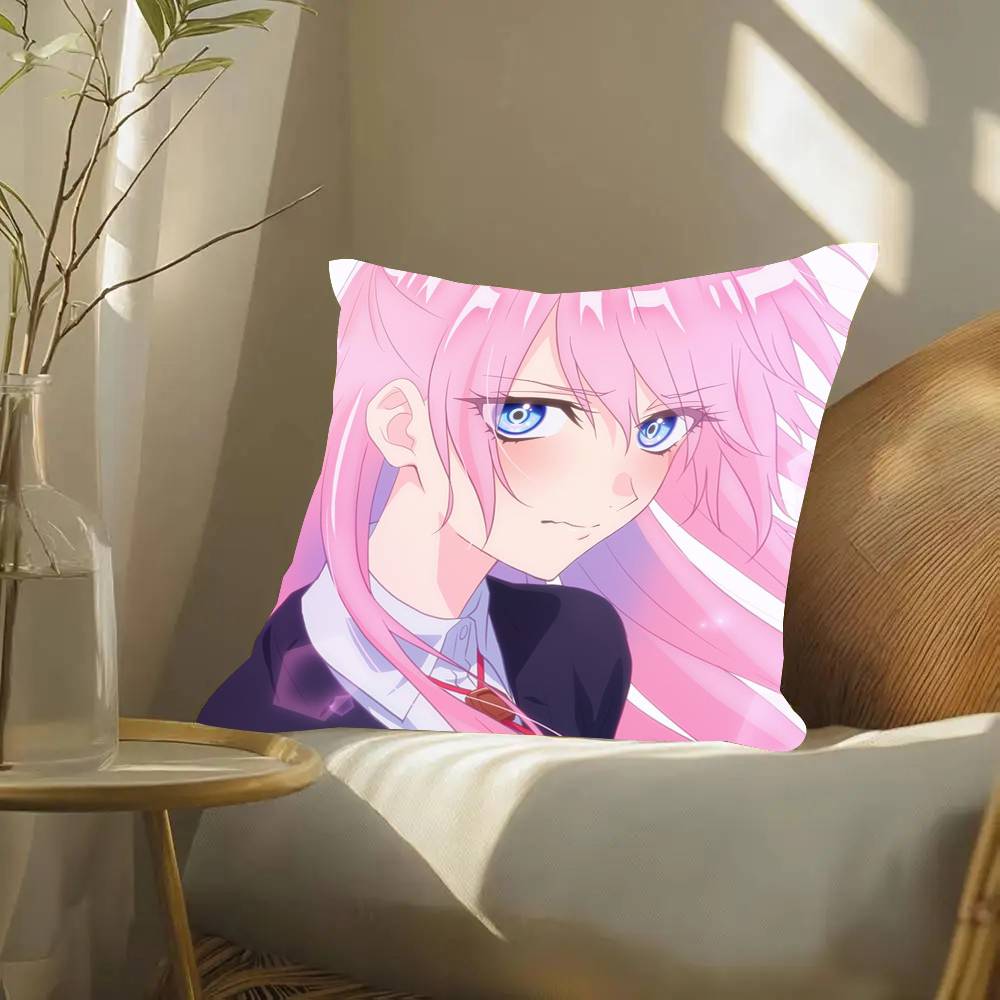 Shikimori's Not Just A Cutie Anime Pillow Case Fashion Square Pillowcase Bedroom Sofa Room Ins Decoration Leisure