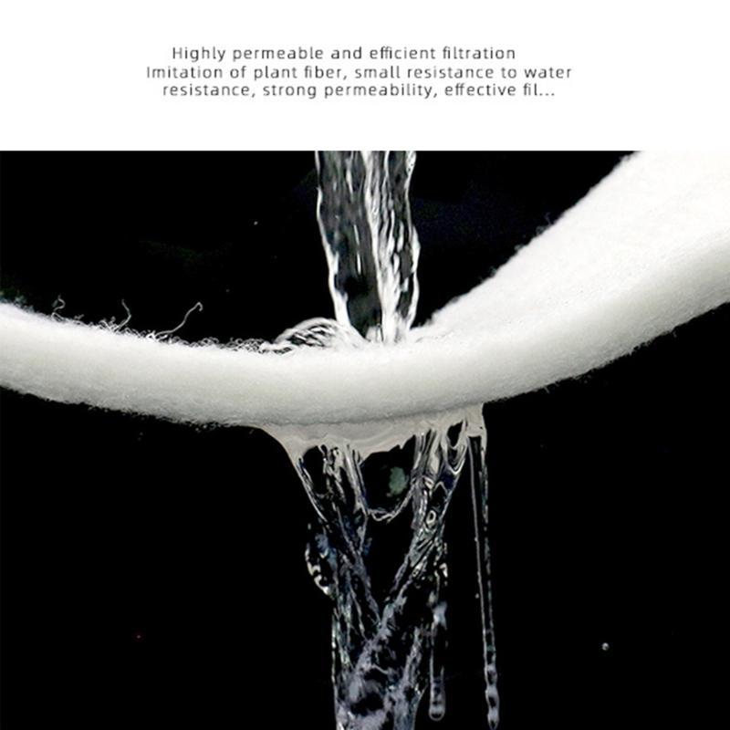 40x100cm White Aquarium Filter Media Pad Biochemical Cotton Foam Thicken Sponge Roll Fish for Tank Water Cleaning Suppli bianco