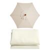 2M Patio Umbrella Cloth Replacement Sun Protection Outdoor Market Table Hanging Umbrella Canopy Parasol Top Shade Cover Umbrella Supplies