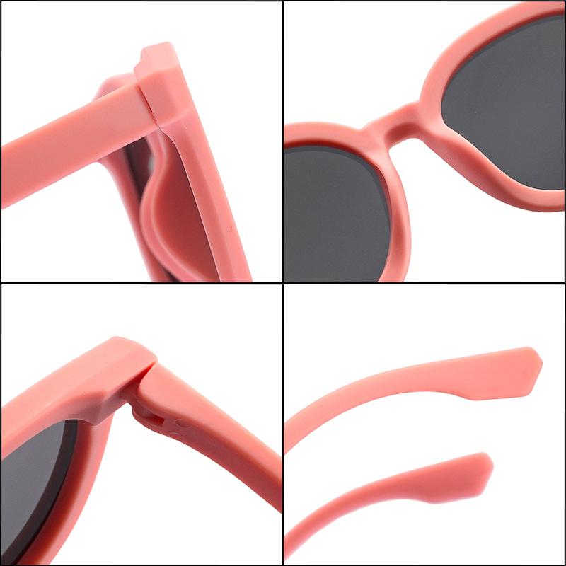 New children's polarized sunglasses, UV protection, boys' baby sunglasses, girls' fashionable sun protection glasses 23049