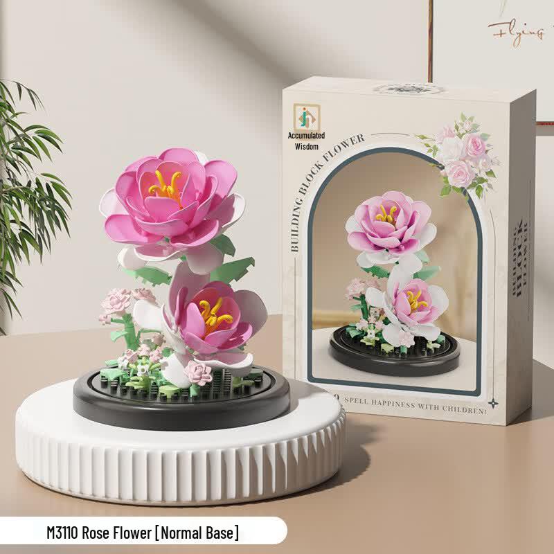 Bobiloni Compatible Flower Building Blocks Set