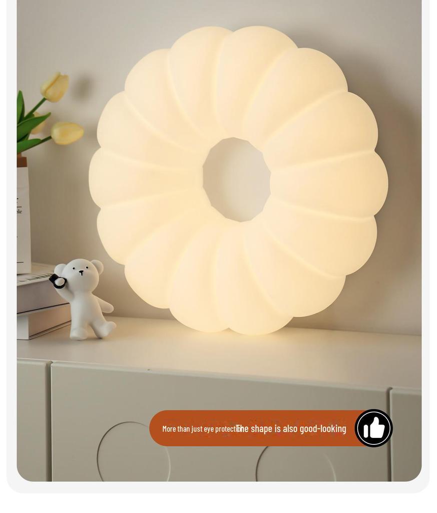 Pumpkin Bear Ceiling Lamp for Children's Bedroom