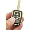 360 Degree Soft TPU Protector Key Fob Cover Case fit for Honda 2016-2017 Accord 2016- Civic 2014-2015 CR-V Keyless Entry Key Fob (Black)