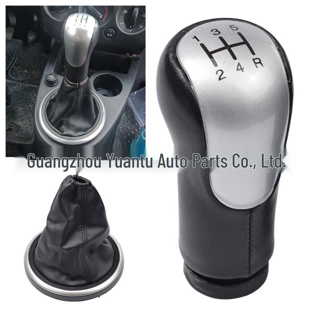 Leather Gear Shift Knob Dust Cover for Ford Fiesta 2002+