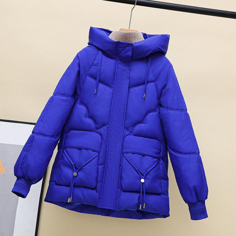 Casual Cotton Coat Women's Mid-length New Winter Loose Warm Cotton Coat Jacket Plus Size Women's Clothing