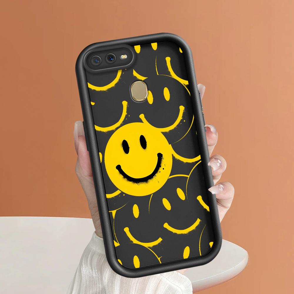 Coque de protection antichoc en silicone souple avec motif de dessin animé pour appareil photo OPPO Reno Realme OnePlus