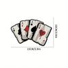 Poker Spades A Pattern Motorcycle Decals, Motocross Fuel Tank Cafe Racer Body Car Windows Funny Decoration Playing Card Stickers
