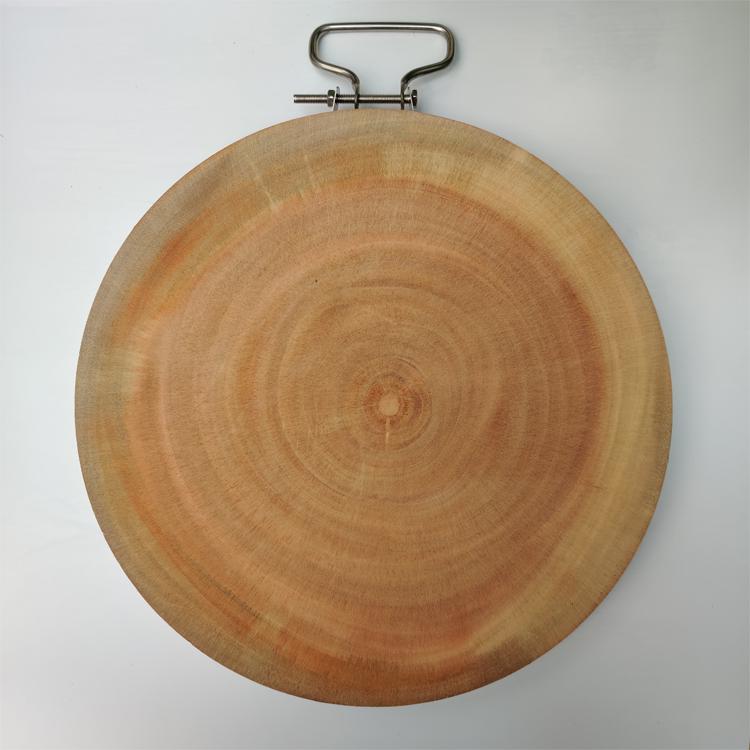 Yunnan Soapberry Solid Wood Round Cutting Board - Thickened Kitchen Chopping Block