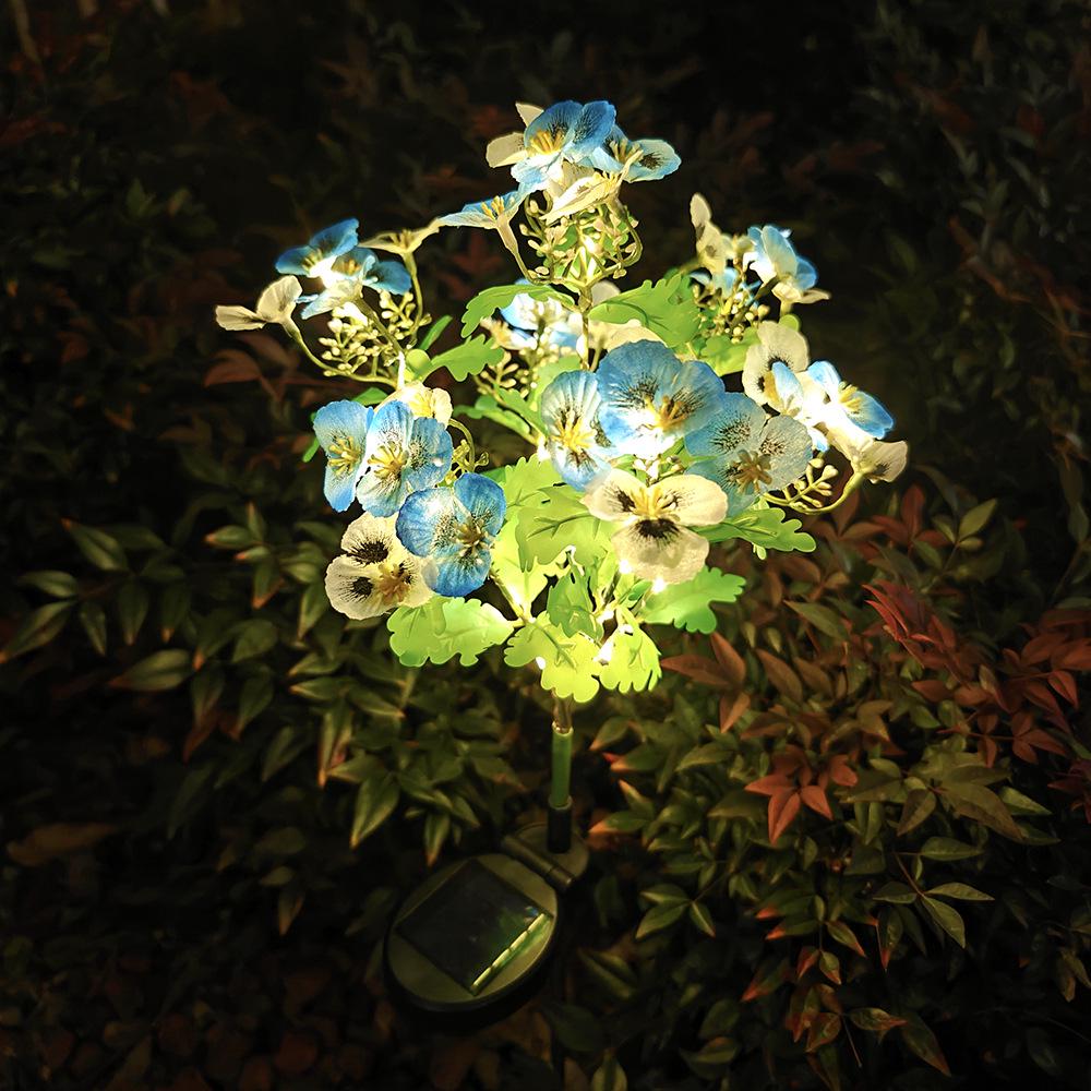 Year of the Horse LED Solar Butterfly Garden Stakes - Waterproof Outdoor Lights