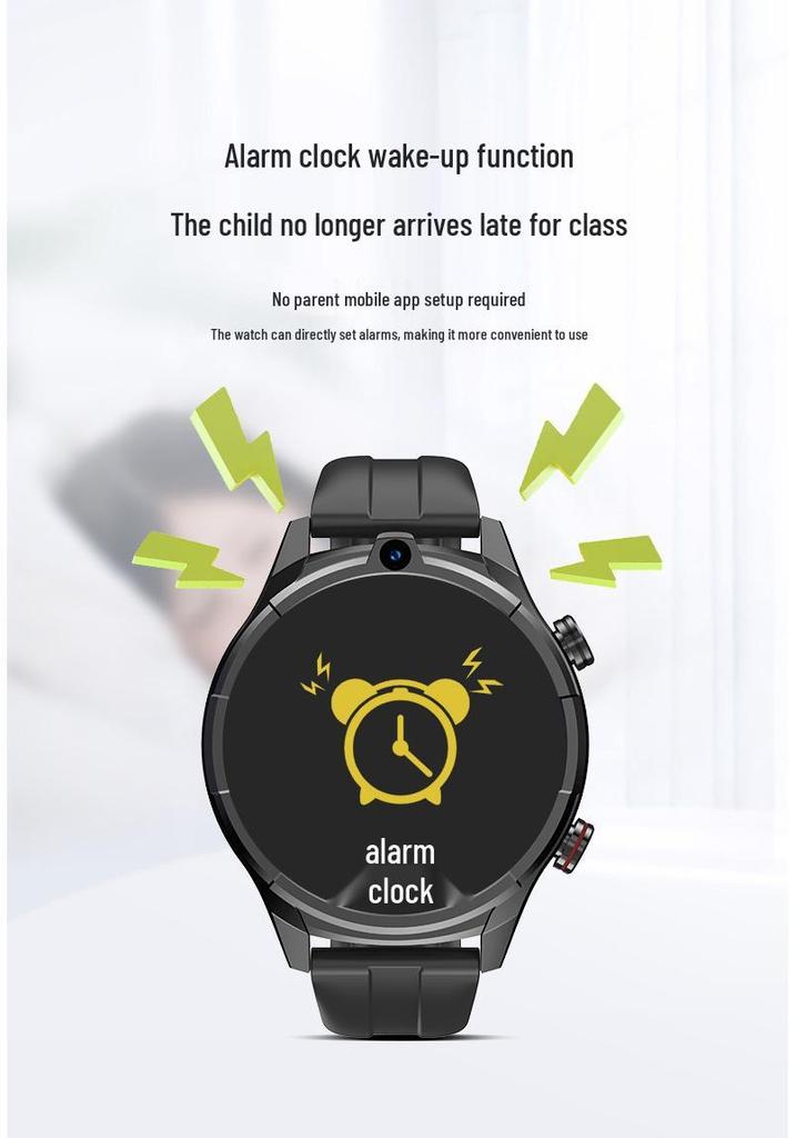 Waterproof 5G Student Smartwatch: Multi-Function Unisex Model with SIM Support & Video Calling