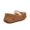UGG Cow Split Leather Comfortable Warm Commuting Daily Casual Flats Women Flats Brown 1166891-CHE
