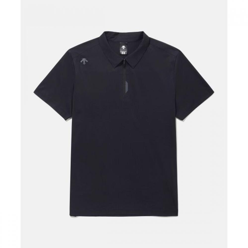 

Футболка-поло DescenTe Dualless Hybrid, черная BLK0BLACK/100