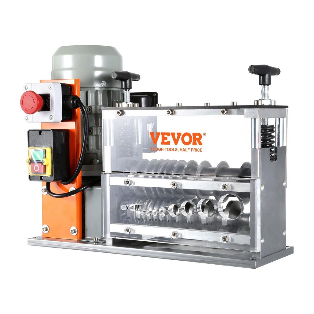 VEVOR Automatic Wire Stripping Machine, 1.5 mm-40 mm Electric Motorized Cable Stripper, 750W