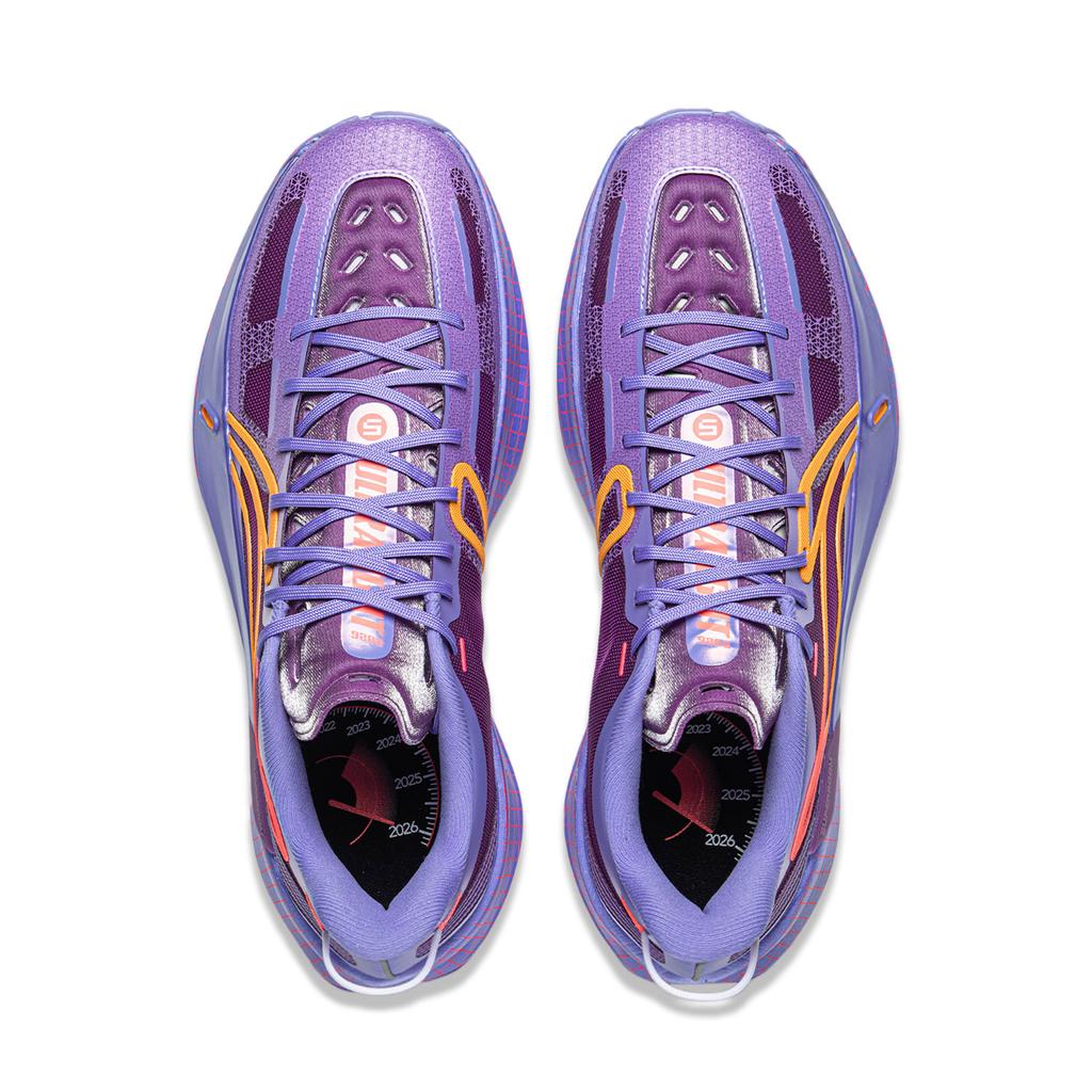 Li Ning ULTRALIGHT Cushioning Slip Resistant Abrasion Resistant Breathable Rebound Grip Low top Basketball Shoes Men's ABAW005-5