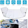 Silver Car Windshield Sunshine Shield Winter Sunshine Cover Front Window Ice Frost Outdoor Protection Snow Sun Cover For VW T7