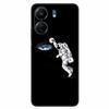 For Xiaomi Redmi 13C 4G Case Animals Painted Black Bumper Silicon TPU Coque for Redmi13C 4G 13 C Shockproof Covers Wolf Soft Bag