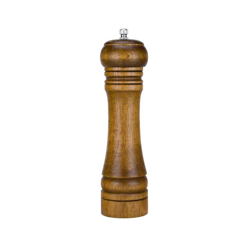 Manual Multifunctional Ceramic Core Solid Wood Pepper Grinder Spice Grinding Kitchen Multifunctional Seasoning Bottle Tool