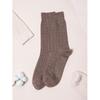 DaiSo Men S Dotome Long Neck SockS Brown