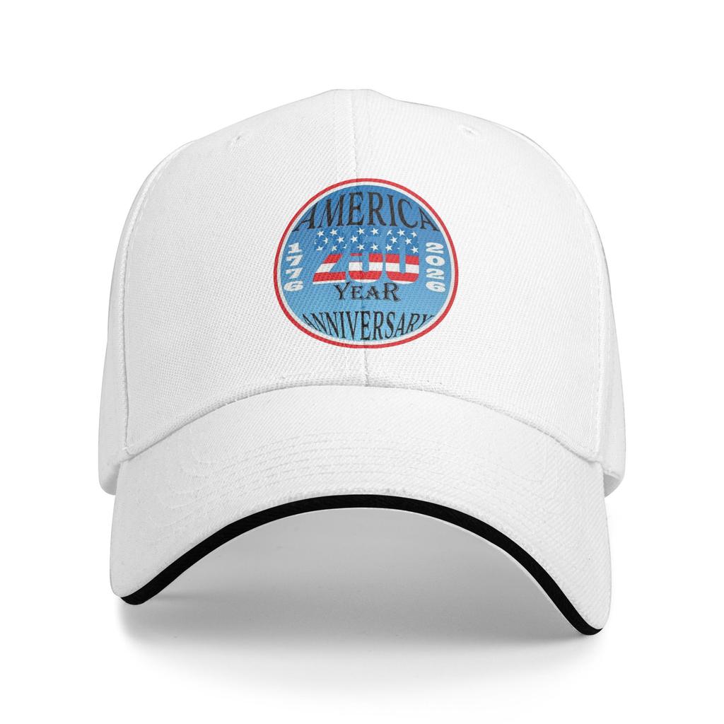Summer New Baseball Caps America  Year Anniversary  Outfits For Unisex Trucker Cap Vintage  Snapback Hat Adjustable