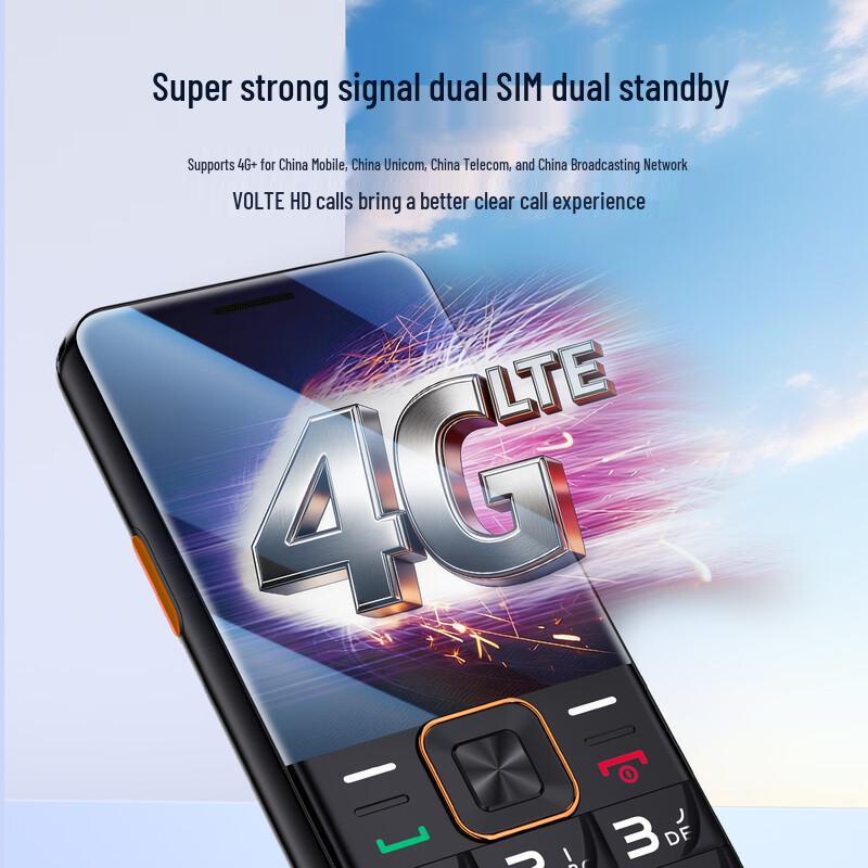 Philips E628 Téléphone à Fonctionnalités 4G Senior avec Grand Écran et Gros Boutons (Version CN)
