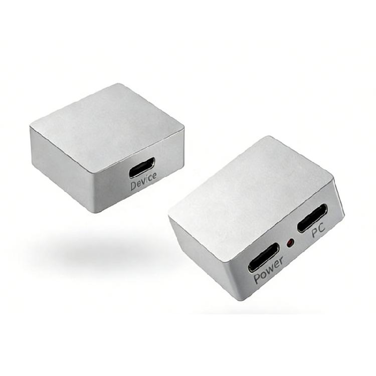 5V Type C Interfaces Power Signal Separator Light Weight Aluminum Compatible Device Control for Data Output PC Port