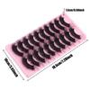 10 Pairs Of Thick Curled False Eyelashes, Lengthened End Of Eyes To Simulate Daily Eyelashes